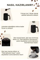 Kahve Makinesi Sesli Komut Türk Kahve Makinesi 250ml 4 Fincan Kapasiteli