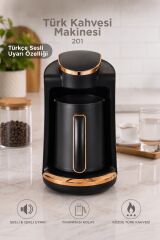 Kahve Makinesi Sesli Komut Türk Kahve Makinesi 250ml 4 Fincan Kapasiteli