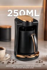 Kahve Makinesi Sesli Komut Türk Kahve Makinesi 250ml 4 Fincan Kapasiteli