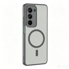 Xiaomi Redmi 15 Uyumlu Kılıf Mat Magsafe Şarj Özellikli Hassas Butonlu Renkli Yumuşak Kenarlı Premium Babet Kapak