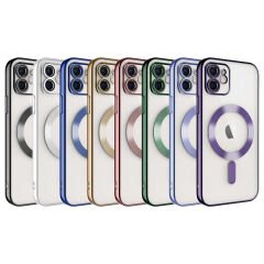 iPhone 11 Kılıf Kamera Korumalı Kablosuz Wireless Şarj Özellikli Demre Kapak
