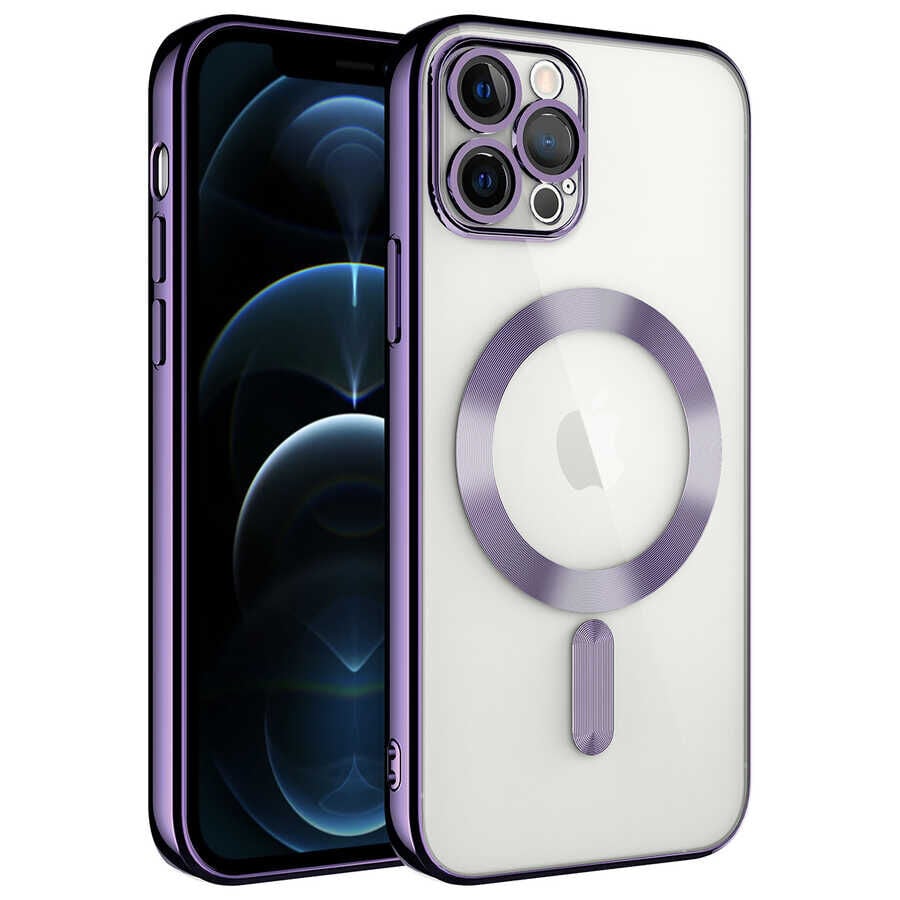 iPhone 13 Pro Max Kılıf Kamera Korumalı Kablosuz Wireless Şarj Özellikli Demre Kapak