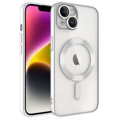 iPhone 13 Kılıf Kamera Korumalı Kablosuz Wireless Şarj Özellikli Demre Kapak