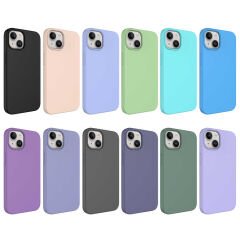 iPhone 14 Plus Kılıf Sıvı Teknolojili Silinebilir Sert Kivi Kapak