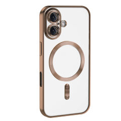 iPhone 16 Plus Kılıf Kamera Korumalı Kablosuz Wireless Şarj Özellikli Demre Kapak