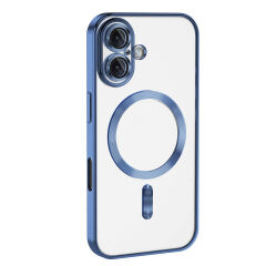 iPhone 16 Plus Kılıf Kamera Korumalı Kablosuz Wireless Şarj Özellikli Demre Kapak
