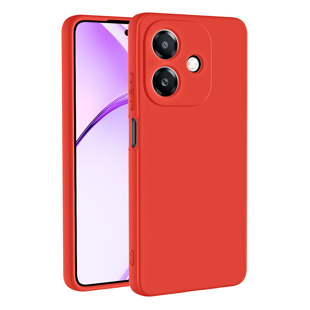 Oppo A3 Kılıf Kamera Korumali Mara Lansman Kapak Kırmızı