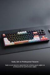Çoklu Bağlantılı 2.4G +BT +Kablolu RGB Işıklı Q Klavye TK15