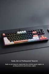 Çoklu Bağlantılı 2.4G +BT +Kablolu RGB Işıklı Q Klavye TK15