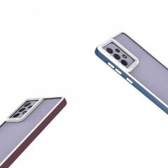 Samsung Galaxy A73 Mima  kapak kılıf Lila