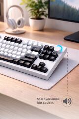 Kablolu Klavye Rgb Işıklı Sessiz Q Klavye TK12