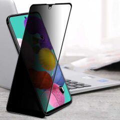 Samsung Galaxy A71 New 5D Privacy Temperli Ekran Koruyucu