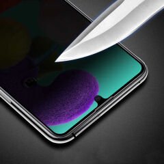 Samsung Galaxy A71 New 5D Privacy Temperli Ekran Koruyucu