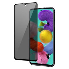 Samsung Galaxy A71 New 5D Privacy Temperli Ekran Koruyucu
