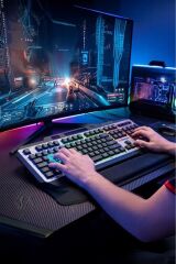 Oyuncu Klavyesi Rgb Işıklı Mekanik Ergonomik Kablolu Klavye TK13