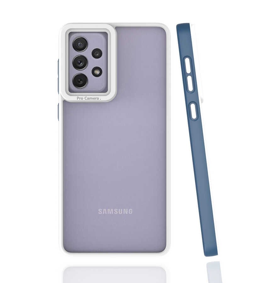 Samsung Galaxy A73 Mima  kapak kılıf Lacivert
