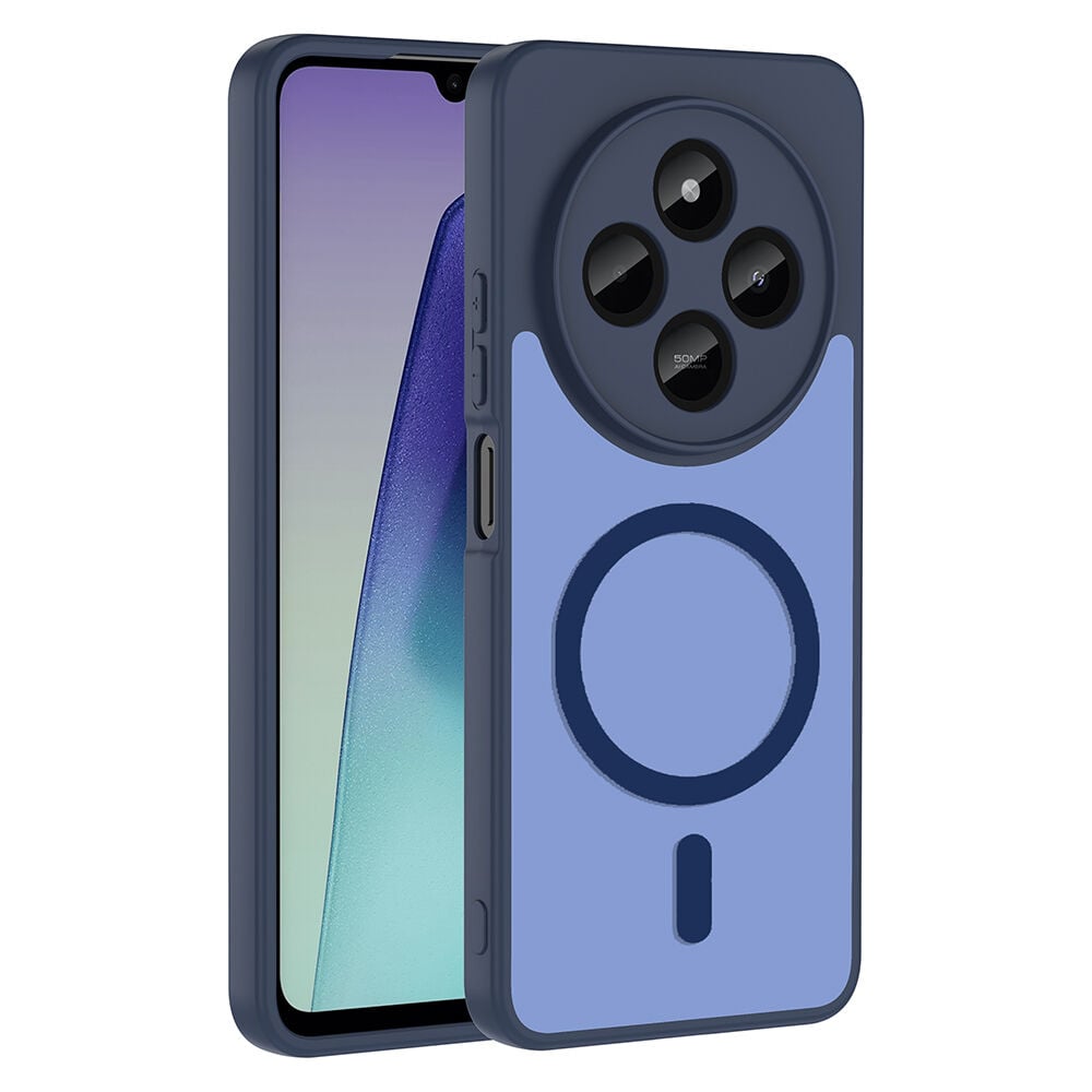 Xiaomi Redmi 14C 4G Uyumlu Kılıf Mat Magsafe Şarj Özellikli Hassas Butonlu Renkli Yumuşak Kenarlı Premium Babet Kapak