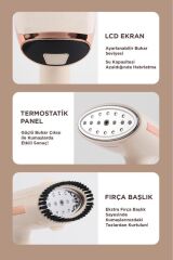 KY-003 Siyah Buharlı Kırışık Giderici 1500w Taşınabilir Seyahat boy dikey ütü