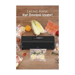 Gıda Mühürleme Vakum Makinesi Yiyecek Tazeliği Koruma Ev Restoran-Vakum Poşeti Li