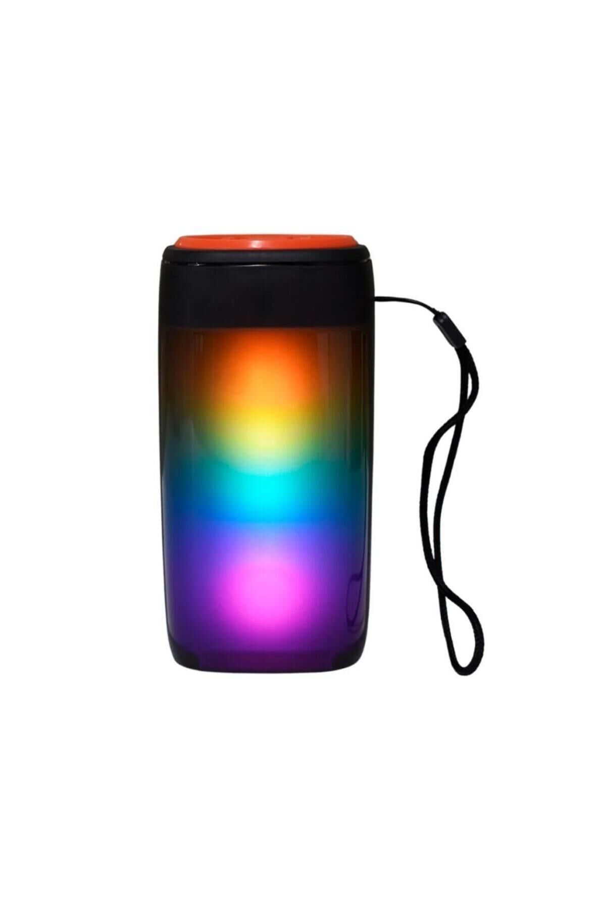 GTS-1732 Rgb Ledli Bluetooth Hoparlör Usb-Tf-Fm Radyo