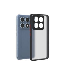 Xiaomi 14T Kılıf Mat Kamera Korumalı Renkli Tuşlu Sert Silikon Hux Kapak