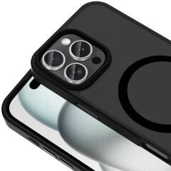 iPhone 16 Pro Max Kılıf Kablosuz Şarj Özellikli Mat Arka Yüzey Sio Kapak