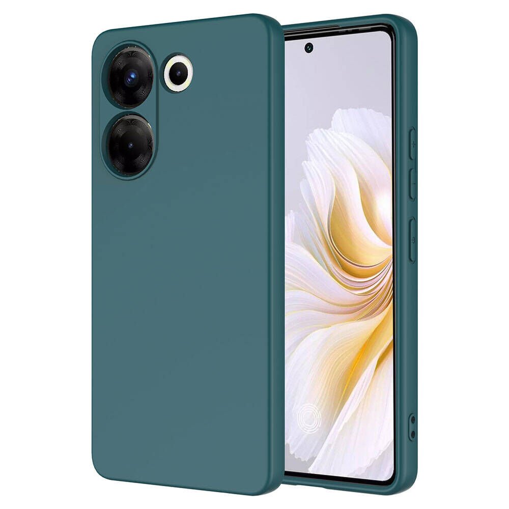 Tecno Camon 20 Pro 5G Kılıf Kamera Korumali Mara Lansman Kapak Koyu Yeşil