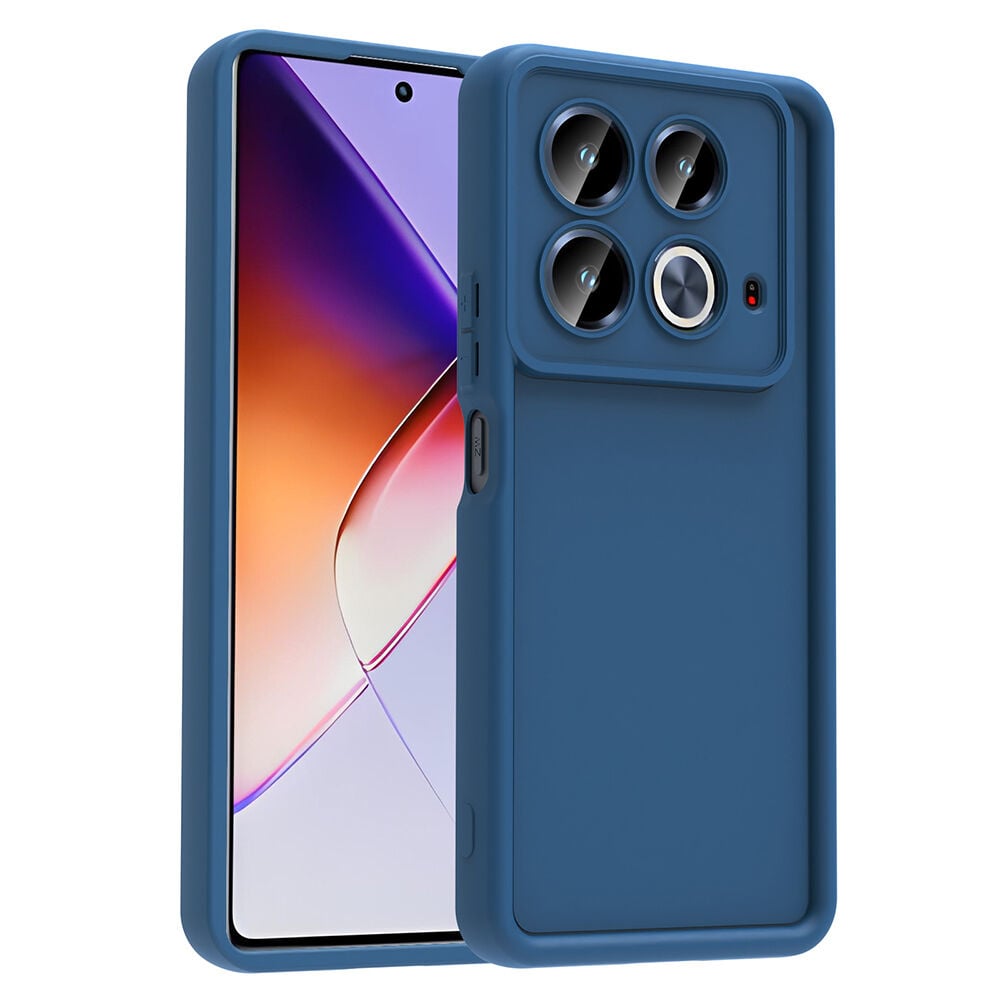 İnfinix Note 40 Pro Kılıf Kamera Korumalı Ananas Kapak Koyu Yeşil