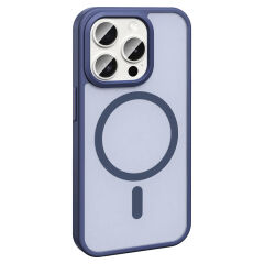 iPhone 15 Pro Kılıf Magsafe Şarj Özellikli Mat Arka Yüzey Sio Kapak