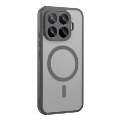 Xiaomi 17T Pro Uyumlu Kılıf Mat Magsafe Şarj Özellikli Hassas Butonlu Renkli Yumuşak Kenarlı Premium Babet Kapak