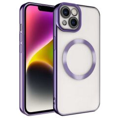 iPhone 14 Plus Kılıf Magsafe Wireless Şarj Özellikli Setro Silikon