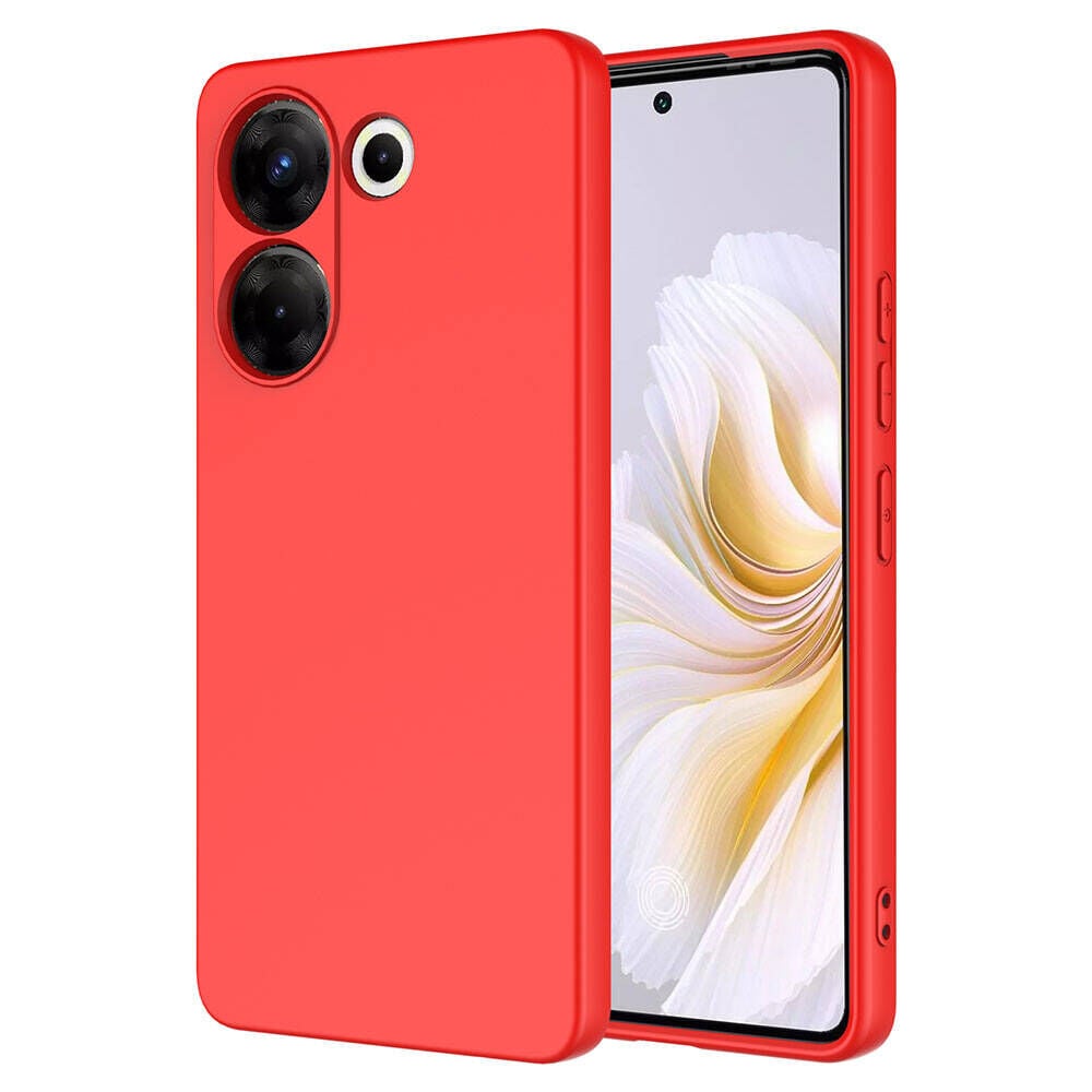 Tecno Camon 20 Pro 4G Kılıf Kamera Korumali Mara Lansman Kapak Kırmızı