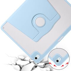 Apple iPad Pro 12.9 2022 M2 Kılıf Termik Kalem Bölmeli Dönebilen Standlı Kılıf Koyu Yeşil