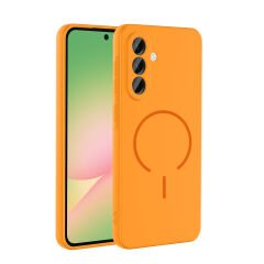 Samsung Galaxy A26 Kılıf Meta Lansman M-Safe Kamera Korumalı içi Kadife Yumuşak Renkli Süet Silikon