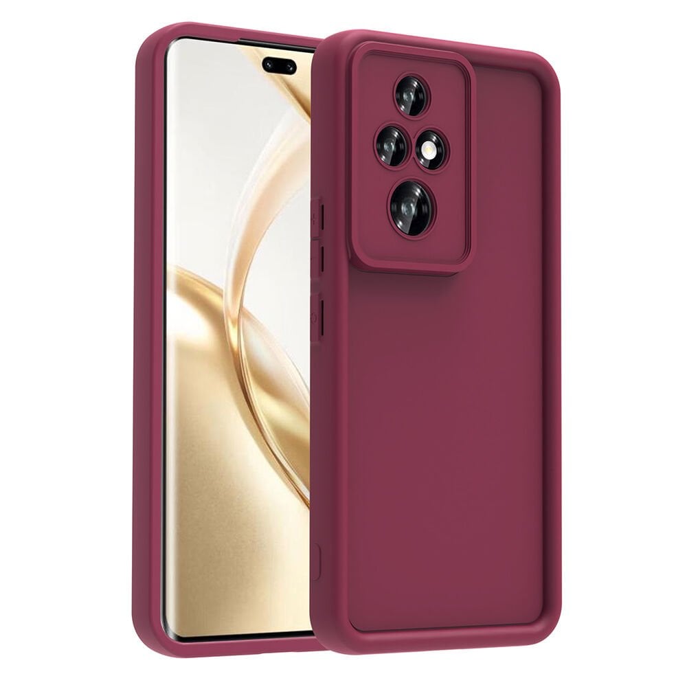 Honor 200 Pro Kılıf Kamera Korumalı Ananas Kapak Mürdüm