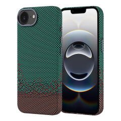 iPhone 16E Kılıf Kablosuz Şarj Özellikli Karbon Fiber Görünümlü Nekst Kapak