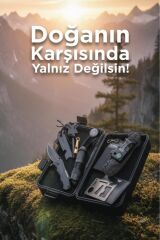 Kamp Acil Durum Kiti Doğada Hayatta Kalma Ekipmanları SRV01 Siyah