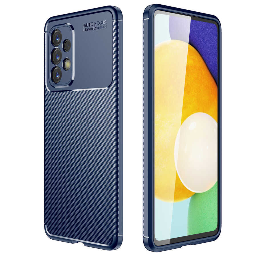 Samsung Galaxy A73 Negro Silikon Kapak kılıf Lacivert