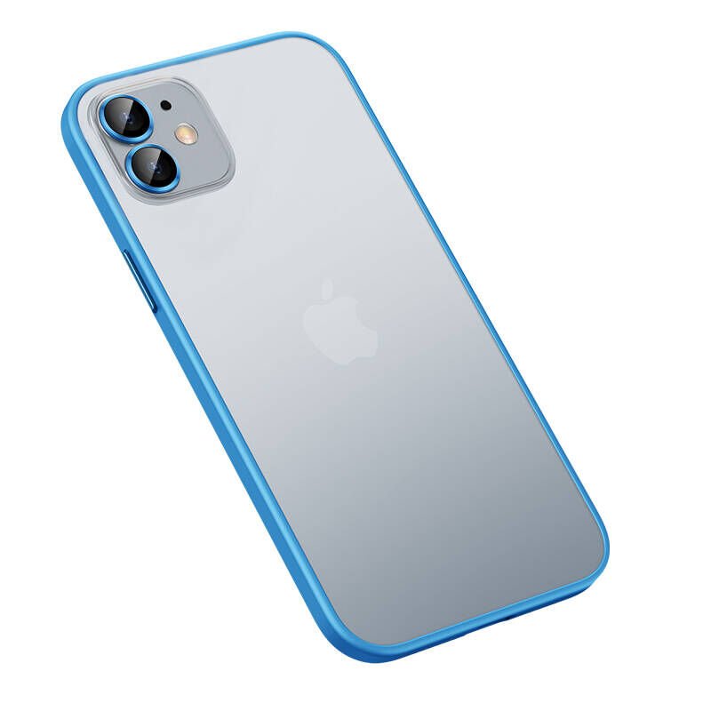 iPhone 12 Pro Max Kılıf Retro Kapak Mavi