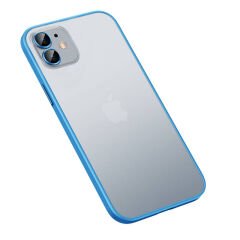 iPhone 12 Pro Max Kılıf Retro Kapak Mavi