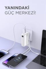 1027 20000 mAh Type-C Lightning 22,5 W Hızlı Şarj Dijital Göstergeli Powerbank