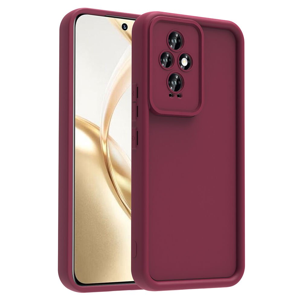 Honor 200 Kılıf Kamera Korumalı Ananas Kapak Mürdüm