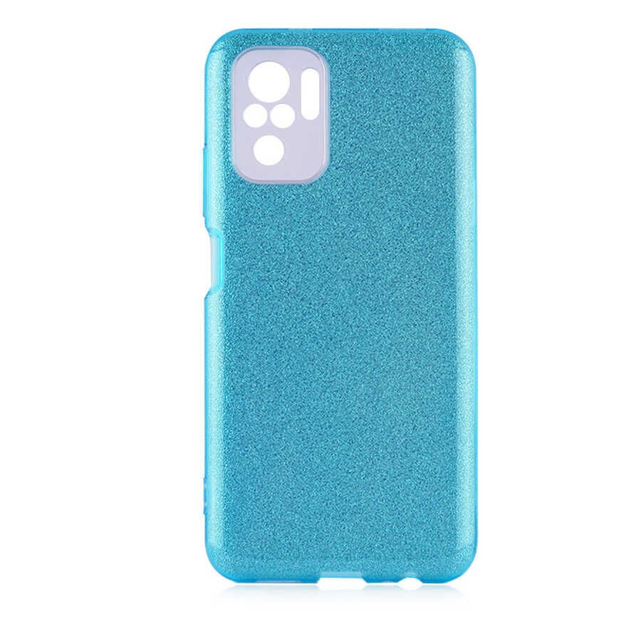 Xiaomi Poco M5S Kılıf Shining Silikon Mavi