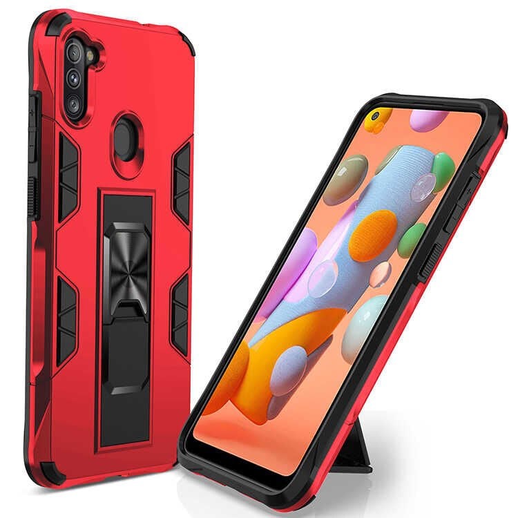 Samsung Galaxy A11 Kılıf Volve Kapak Kırmızı