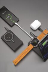 1019 10000 mAh MagSafe (Kablosuz) Type-C 22,5 W Hızlı Şarj Powerbank