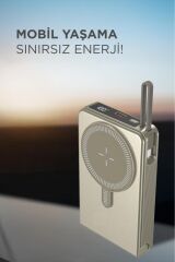 1019 10000 mAh MagSafe (Kablosuz) Type-C 22,5 W Hızlı Şarj Powerbank