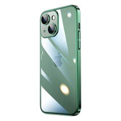 iPhone 14 Plus Kılıf Sert PC Renkli Çerçeveli  Riksos Kapak