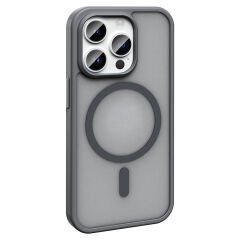 iPhone 14 Pro Max Kılıf Magsafe Şarj Özellikli Mat Arka Yüzey Sio Kapak