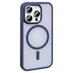 iPhone 14 Pro Max Kılıf Magsafe Şarj Özellikli Mat Arka Yüzey Sio Kapak