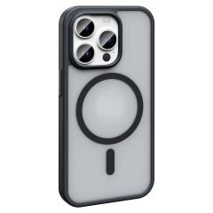 iPhone 14 Pro Max Kılıf Magsafe Şarj Özellikli Mat Arka Yüzey Sio Kapak